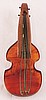 BP233 rootbeer bakelite & wood violin pin